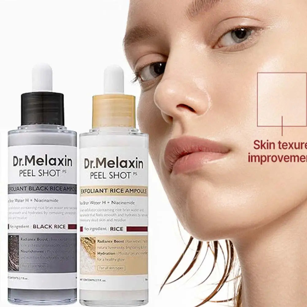 Dr. Melaxin Rice Exfoliating Serum Facial Moisturizing Soften Serum Blackhead Removal Hydrating Pore Shrinking Korean Skin Care