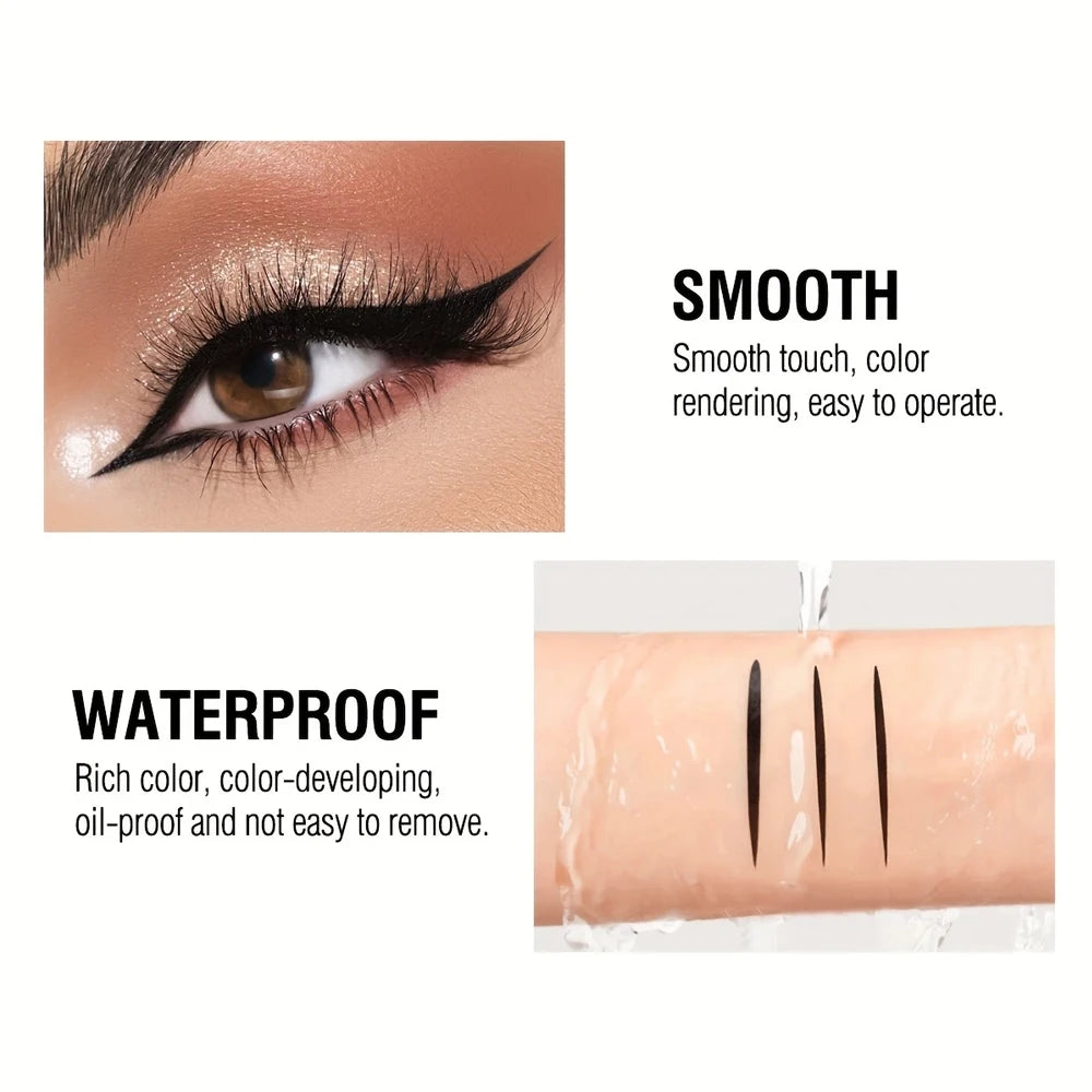 Eyeliner Pencil Makeup Long Lasting Smooth Matte Eye Liner Waterproof Anti Smudge Liquid Eyeliner Pen Eyes Cosmetics