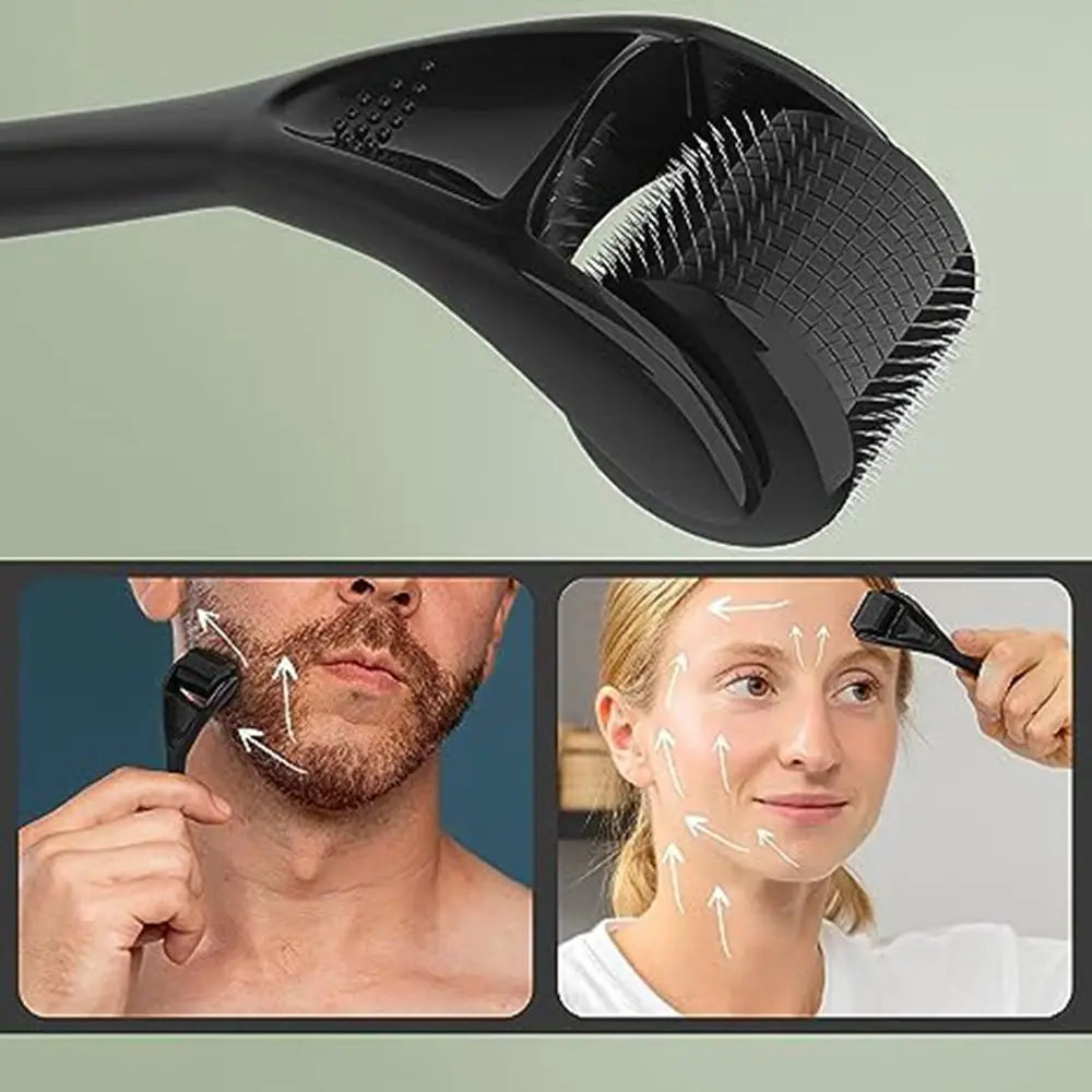 0.2/0.25/0.3mm Derma Roller for Hair Beard Grow Facial Skin Face 540 Microneedles Cosmetic Beauty Instrument for Women and Man