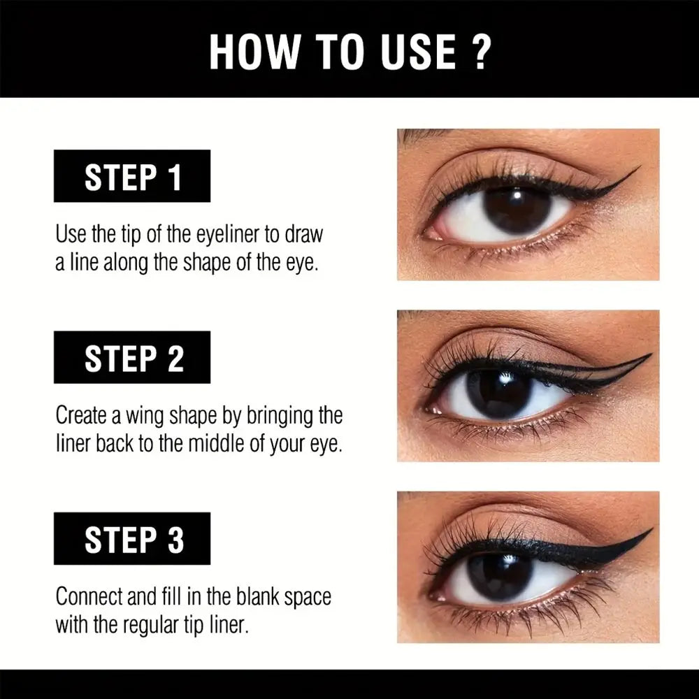 Eyeliner Pencil Makeup Long Lasting Smooth Matte Eye Liner Waterproof Anti Smudge Liquid Eyeliner Pen Eyes Cosmetics
